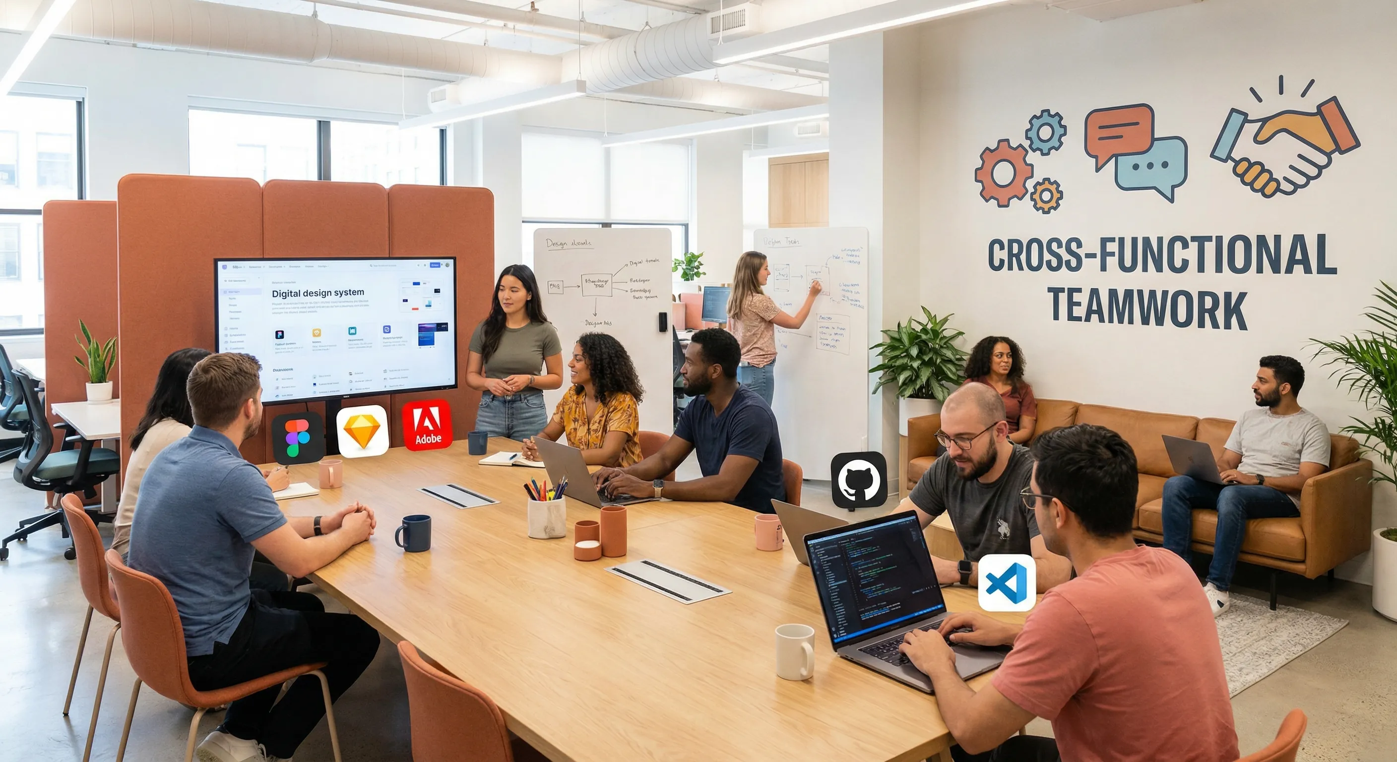 Design team collaboration and cross-functional work