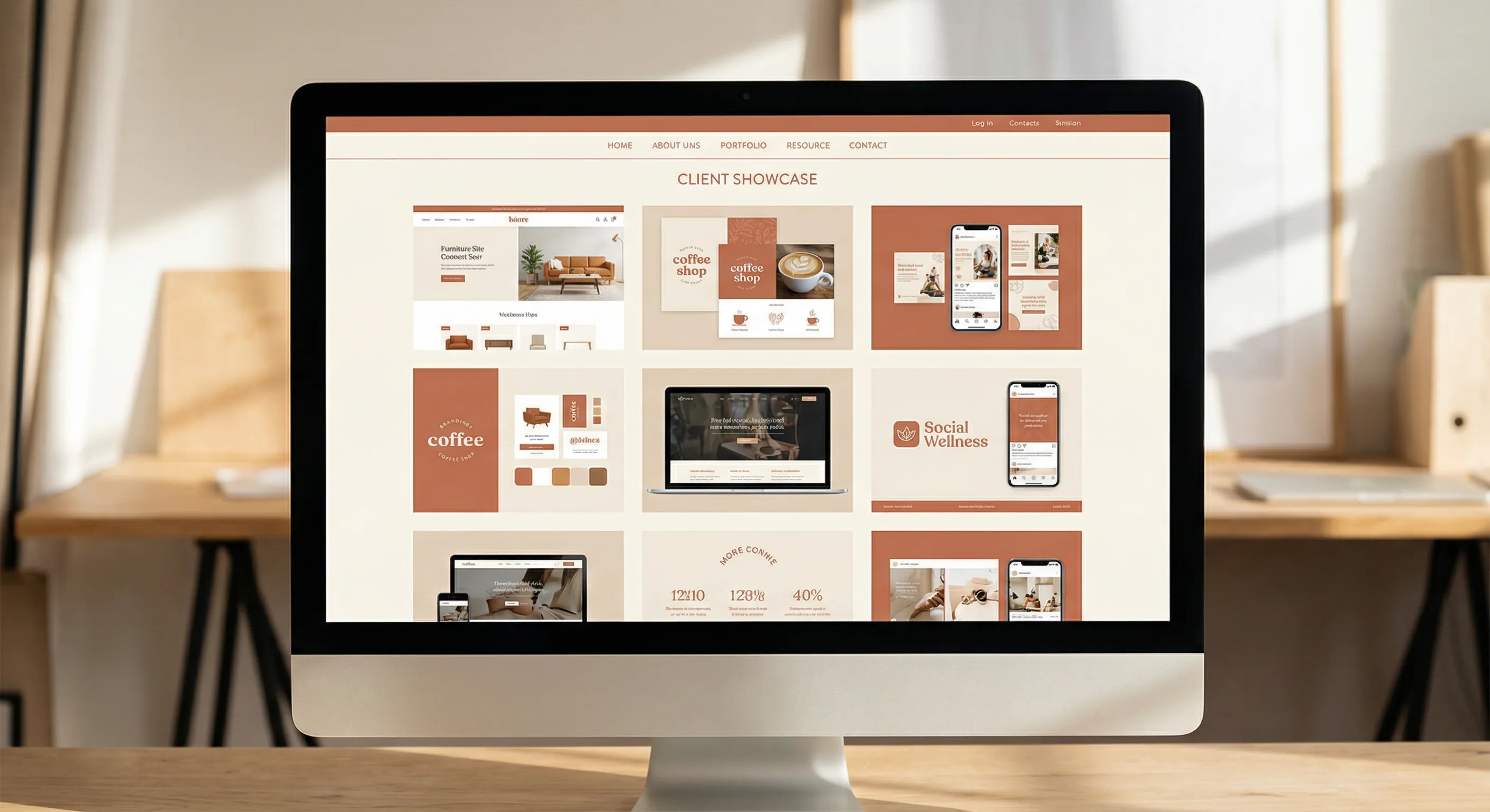 Client work showcase - websites, brand work, and project highlights